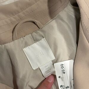 H&M Women's Beige Trench Coat